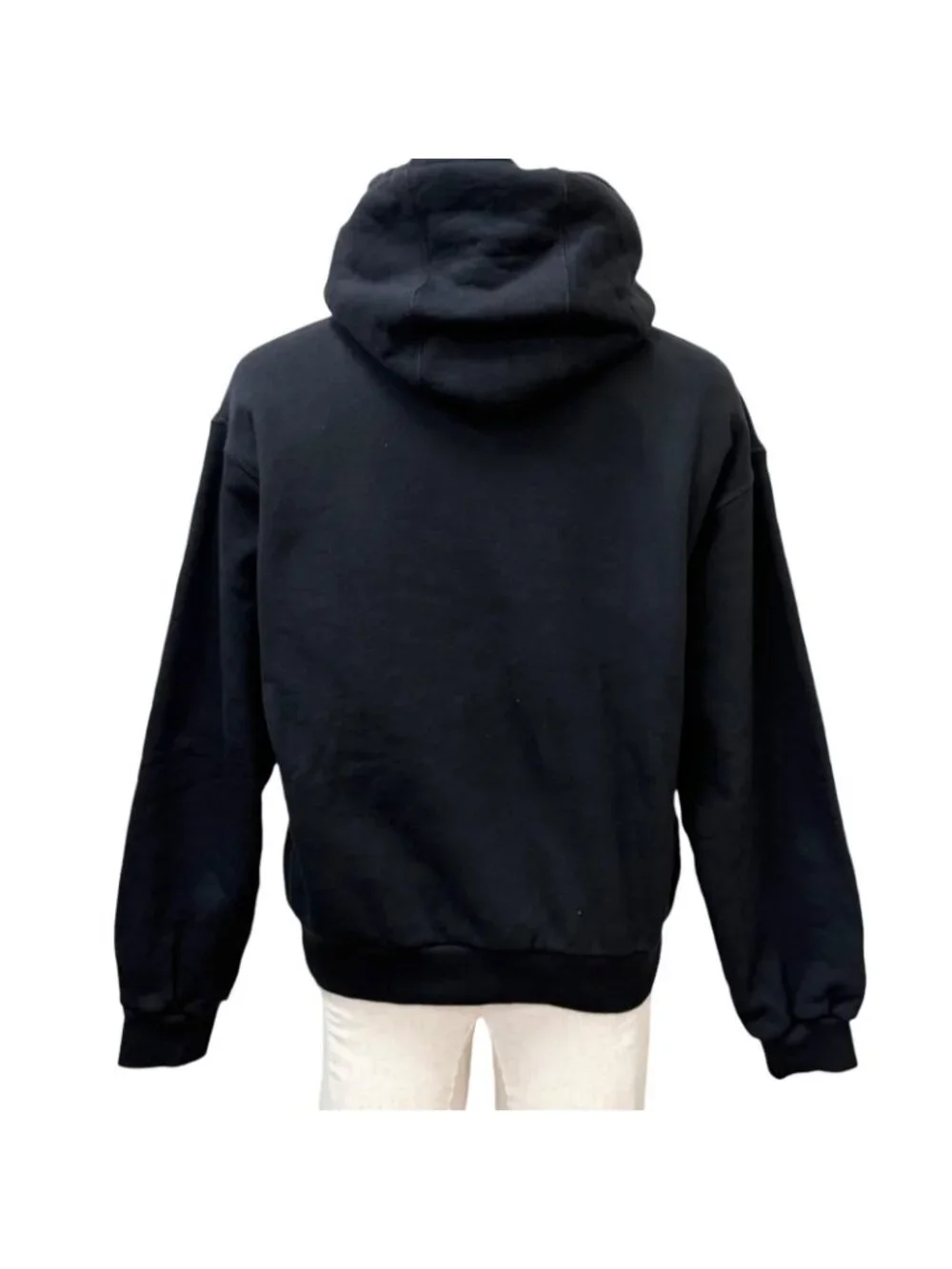 Gucci Interlocking Logo Print Sweatshirt Hoodie Black XS